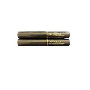 2 Lancome Definicils High-definition Mascara 01 Black /noir 0.07 Oz / 2.07 ml Ea